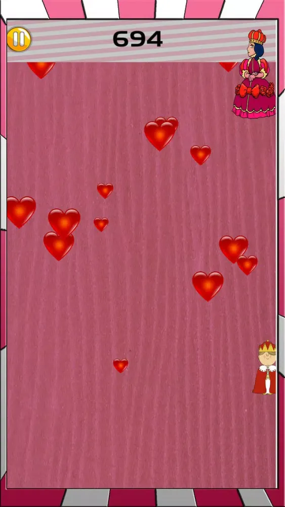 Ảnh chụp màn hình của Catch Hearts for your Love 2D Game 2017