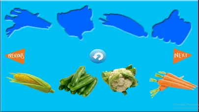 Ảnh chụp màn hình của Enjoyable Learning of Vegetable Names for Toddlers