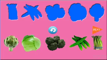 Ảnh chụp màn hình của Enjoyable Learning of Vegetable Names for Toddlers