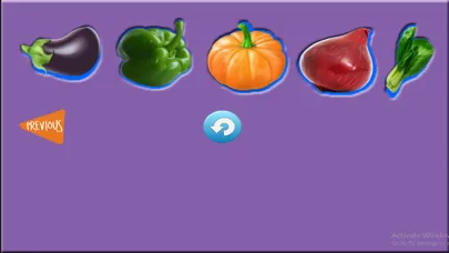 Ảnh chụp màn hình của Enjoyable Learning of Vegetable Names for Toddlers