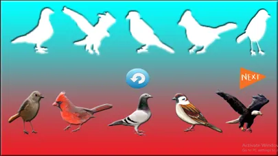 Fun Learning Birds Shapes Stencil for Toddlers Screenshots