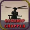 Gunship Chopper in Snowy Mountains Simulation