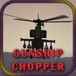 Gunship Chopper in Snowy Mountains Simulation Gunship Chopper in Snowy Mountains Simulation