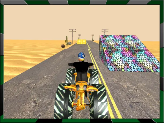 Most Reckless Quad Bike Racing Simulator in Desert iPad  स्क्रीनशॉट
