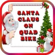 Santa Claus in North Pole on Quad bike Simulator Santa Claus in North Pole on Quad bike Simulator