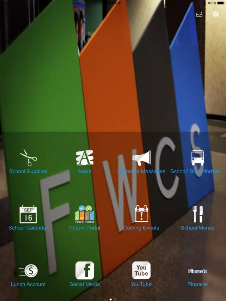 Ảnh chụp màn hình của Fort Wayne Community Schools iPad 