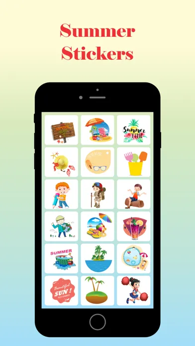 Summer Beach Stickers 스크린샷