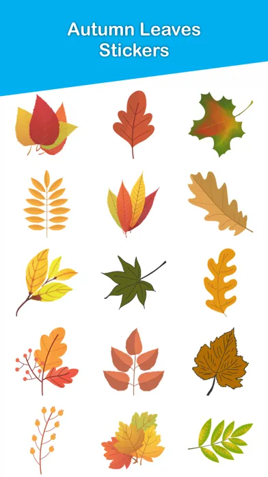 Capturas de pantalla de Autumn Leaves Emojis
