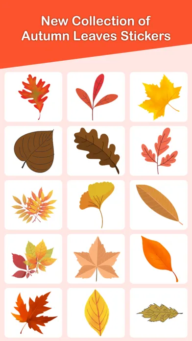 Capturas de pantalla de Autumn Leaves Emojis