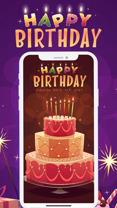 Скриншоты Birthday Cake Stickies