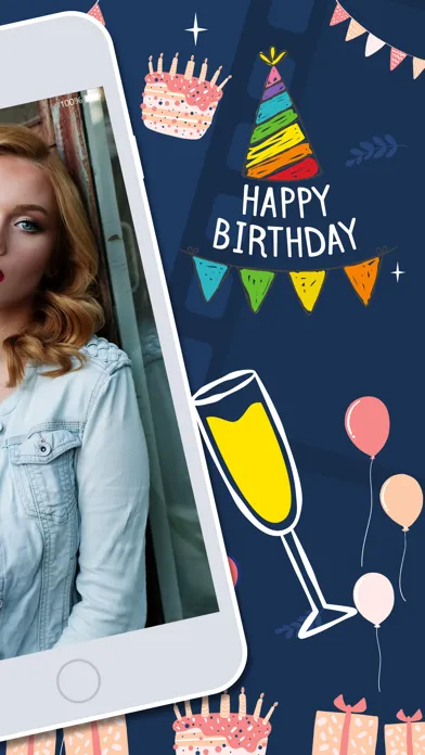 Ảnh chụp màn hình của Birthday Video Maker Music