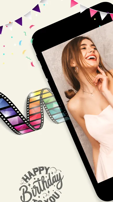 Screenshot di Birthday Video Maker Songs