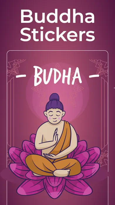Ảnh chụp màn hình của Buddha God Stickers