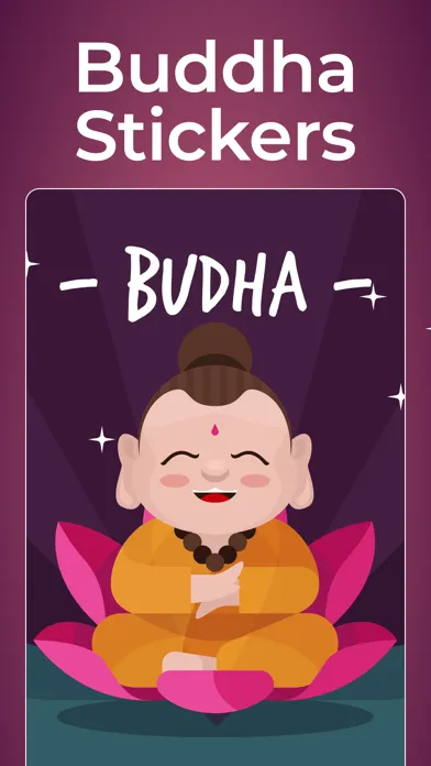 Ảnh chụp màn hình của Buddha God Stickers