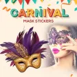 Carnival Mask Stickers Carnival Mask Stickers
