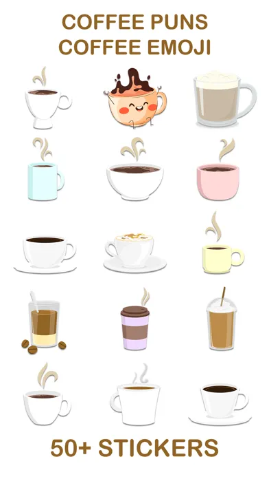 تصاویر Coffee Puns Coffe Emojis