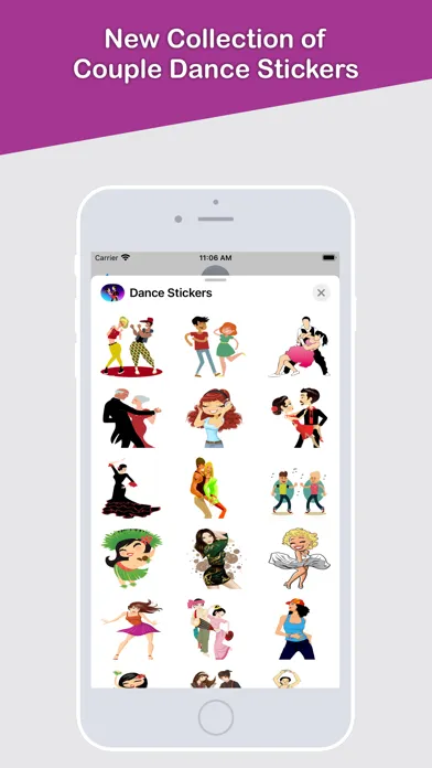 Couple Dance Stickers スクリーンショット