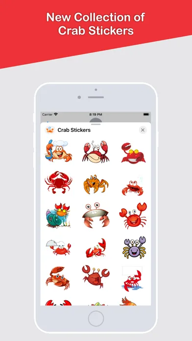 Crab Emojis Ekran Görüntüleri