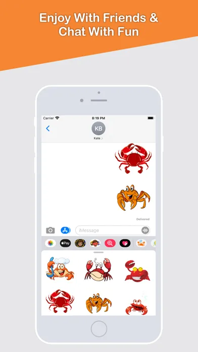 Crab Emojis Ekran Görüntüleri
