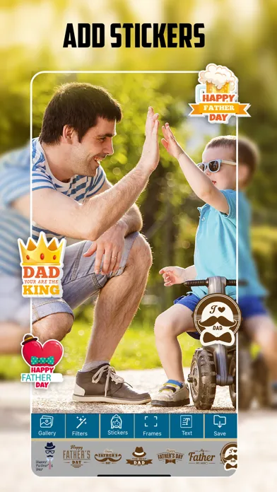 Tangkapan layar Fathers Day Frames 2023