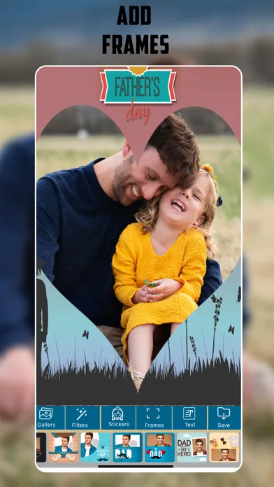 Tangkapan layar Fathers Day Frames 2023