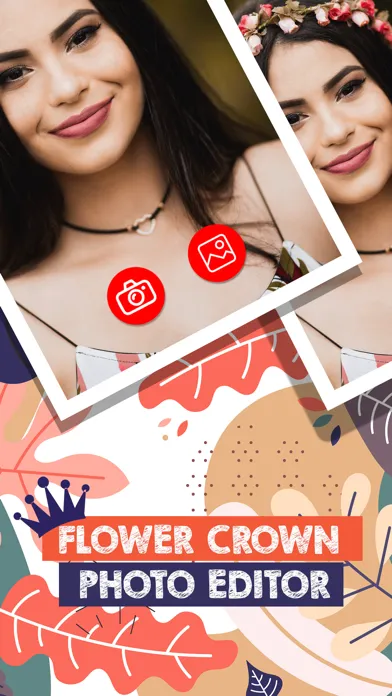 Flower Crown Photo Editors应用截图