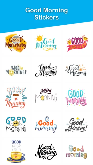 Capturas de pantalla de Good Morning Typography