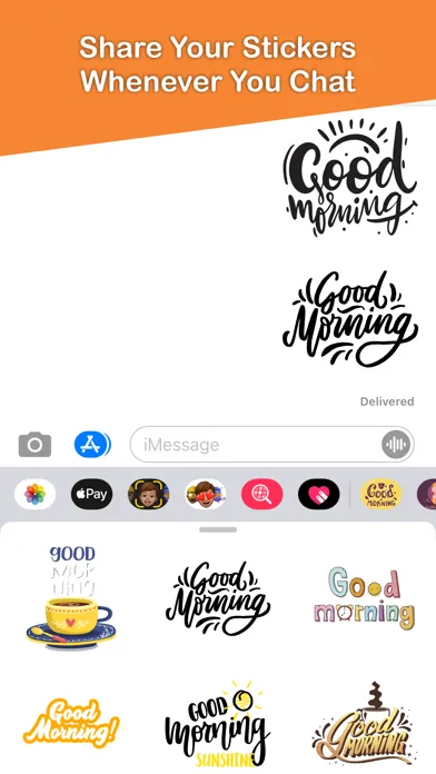Capturas de pantalla de Good Morning Typography
