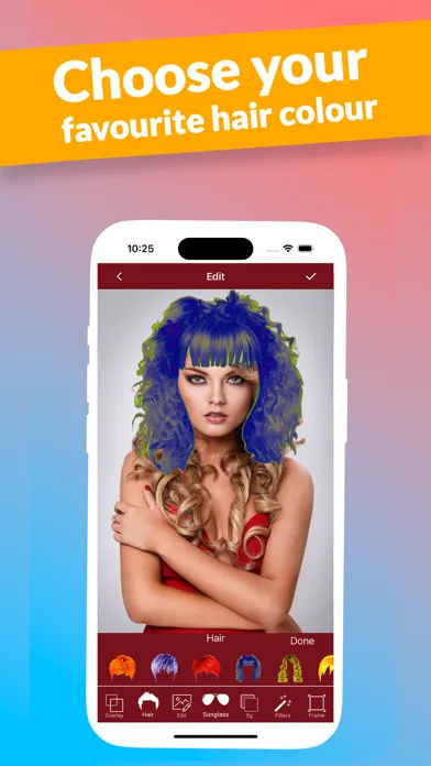 Hair Color Changer - Hair應用截圖
