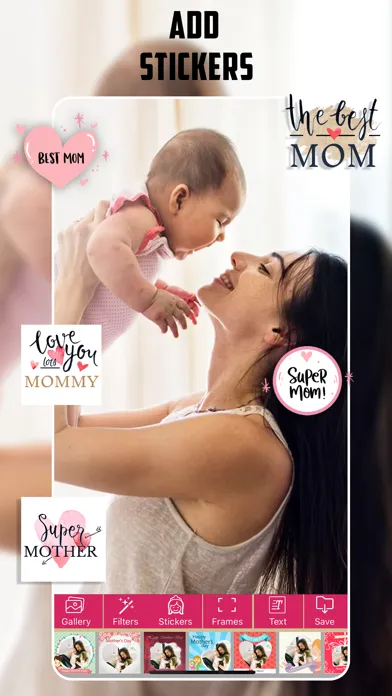 Zrzuty ekranu Mother's Day Photo Card