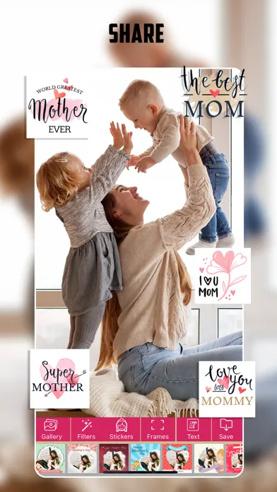 Zrzuty ekranu Mother's Day Photo Card