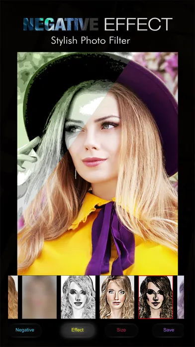 Negative Photo Effects سکرین شاٹس