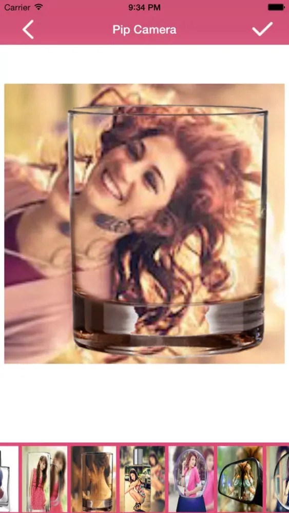 Capturas de tela do PIP Selfie Photo Editor
