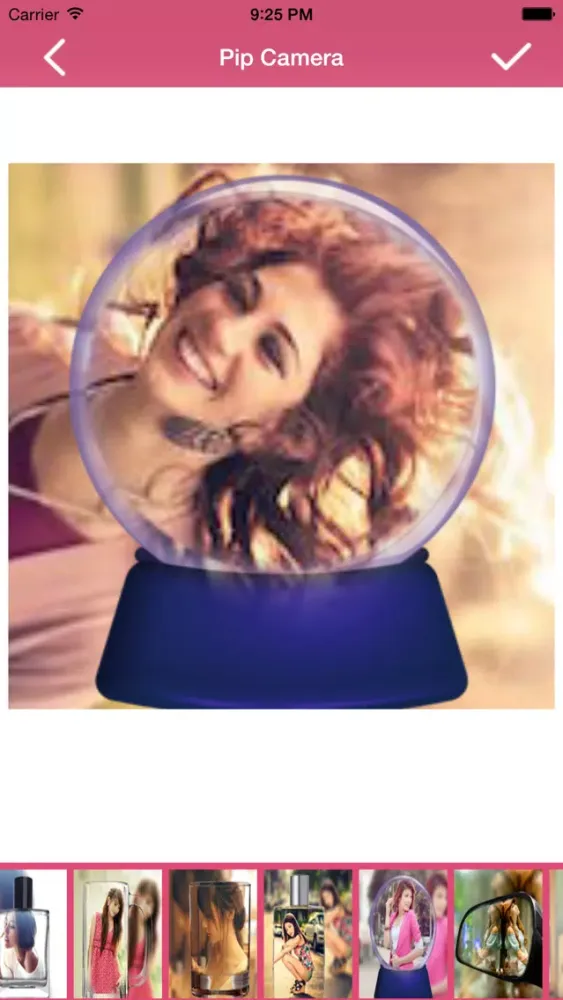 Capturas de tela do PIP Selfie Photo Editor