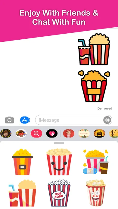 Скриншоты Popcorn Emojis