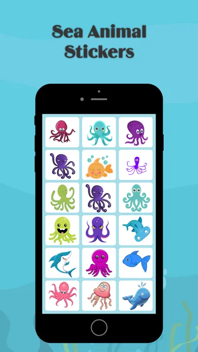 Sea Animals Emojis Screenshots