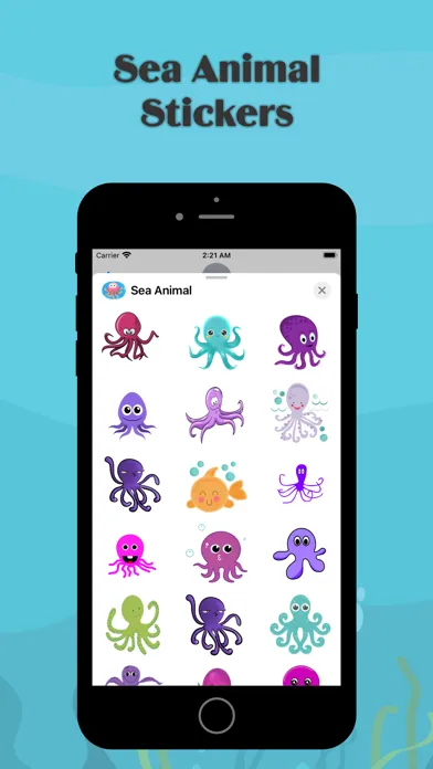 Sea Animals Emojis Screenshots