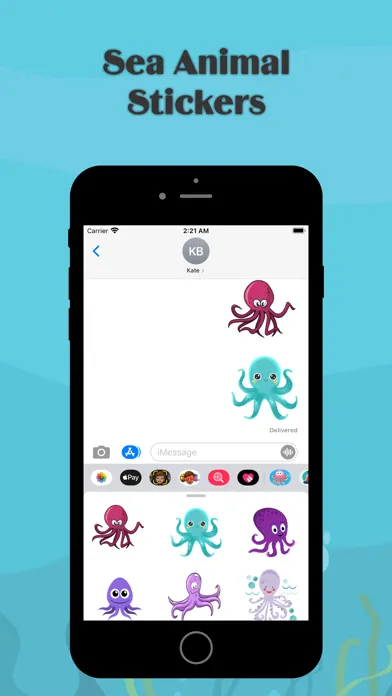 Sea Animals Emojis Screenshots