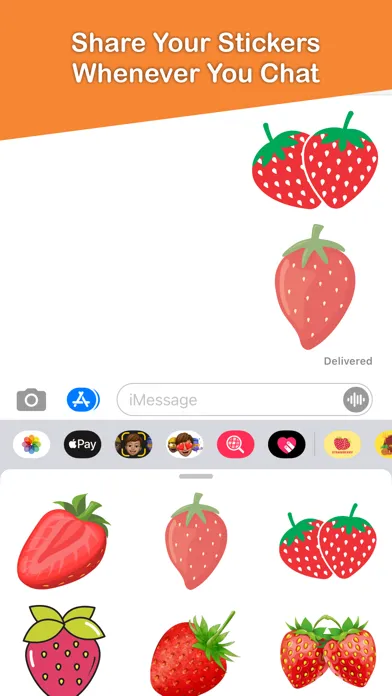 Strawberry Emojis Screenshots