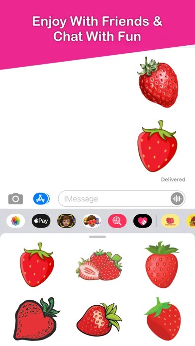 Strawberry Emojis Screenshots