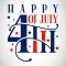 4th of July Wishes Stickers