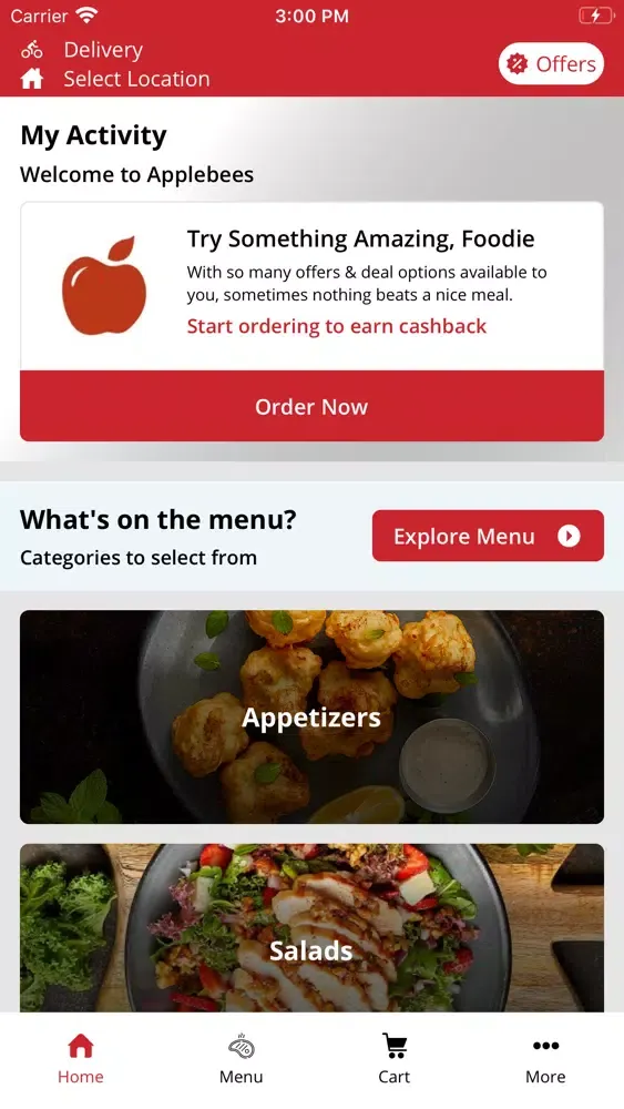 Скриншоты Applebee's