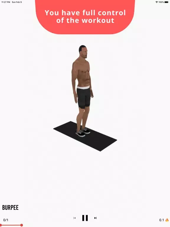 Bodyweight Workout Trainer iPad  Screenshots