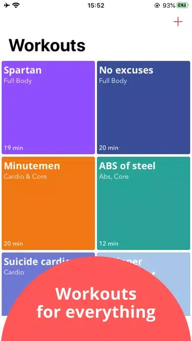 Bodyweight Workout Trainer Screenshots