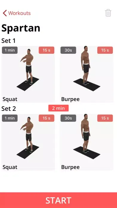 Bodyweight Workout Trainer Screenshots