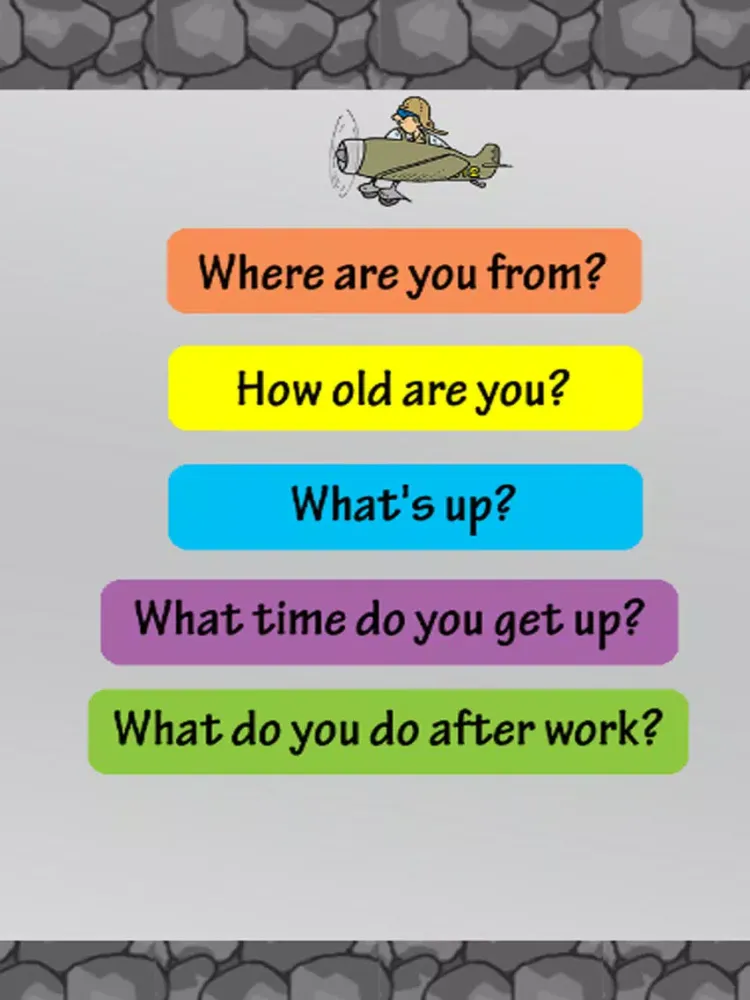 Learning English Free :: Listening and Speaking Conversation Easy English For Kids and Beginners iPad Screenshots