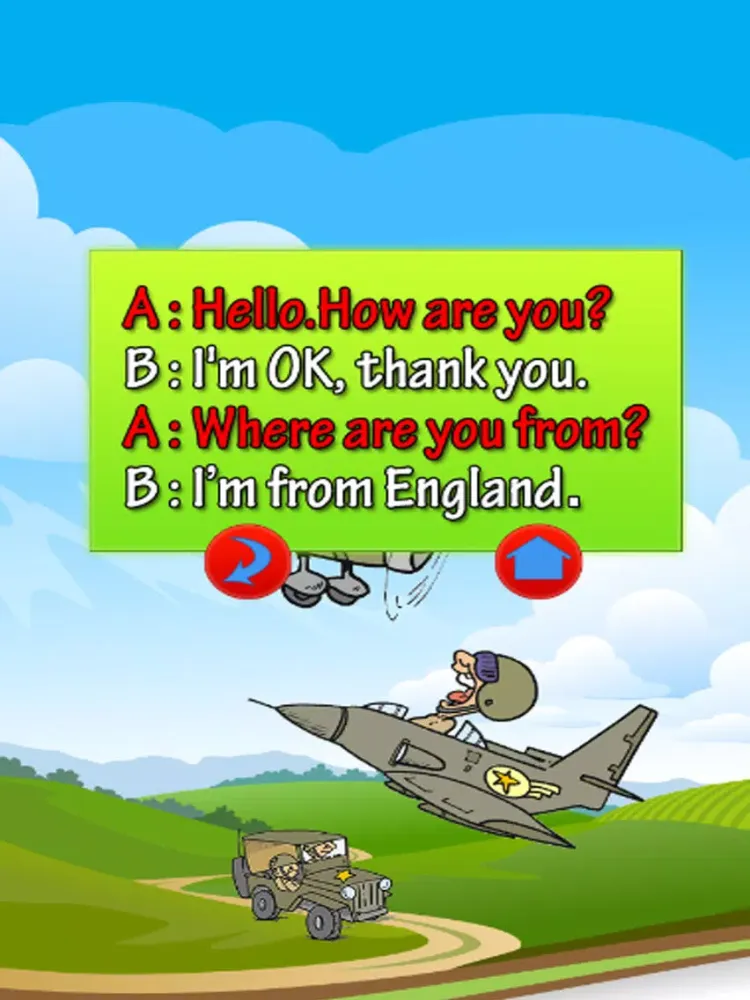 Learning English Free :: Listening and Speaking Conversation Easy English For Kids and Beginners iPad Screenshots