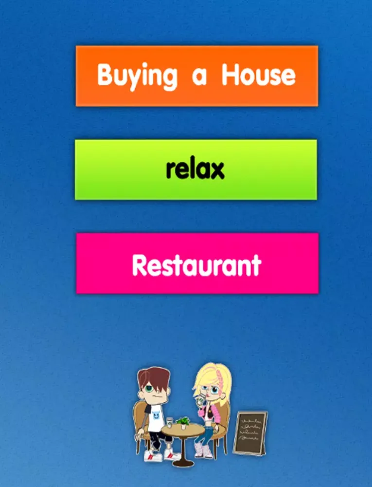 Learn English conversation for beginners : Enhance the skills of listening, speaking and reading English. iPad  Screenshots