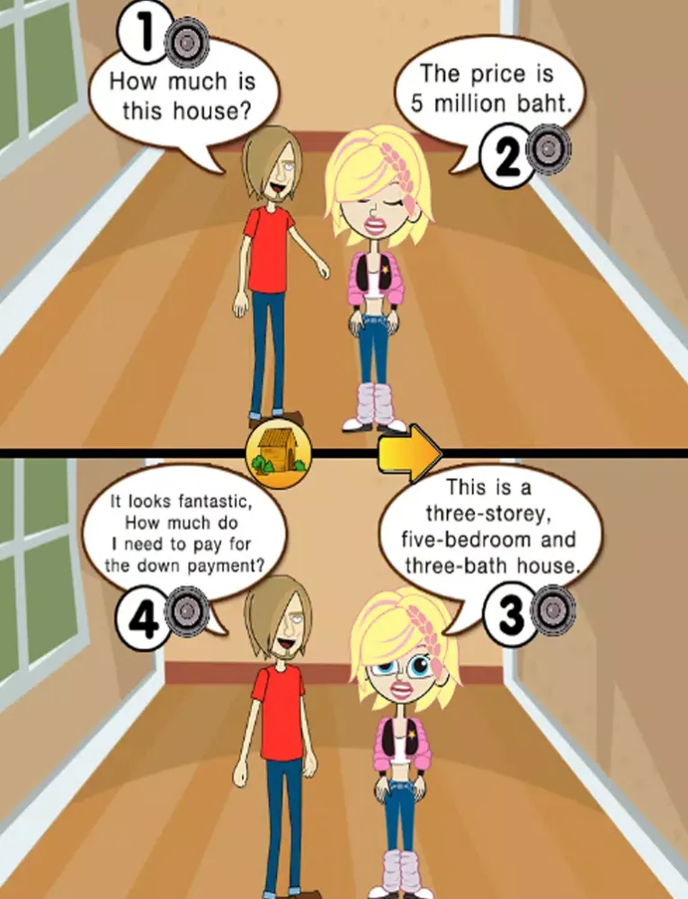 Learn English conversation for beginners : Enhance the skills of listening, speaking and reading English. iPad  Screenshots