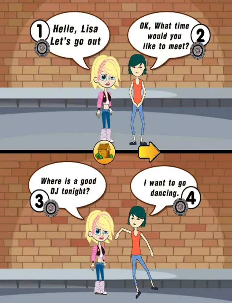 Learn English conversation for beginners : Enhance the skills of listening, speaking and reading English. iPad  Screenshots